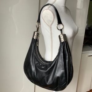 Chloe Black Leather Hobo Bag